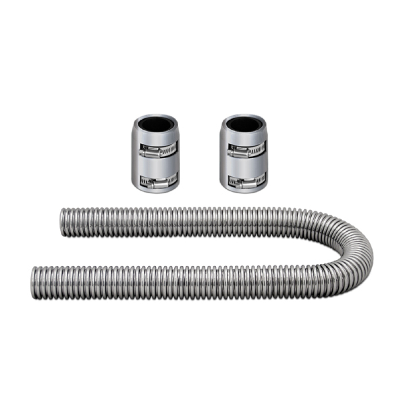 Mishimoto MMAH-U36C chrome stainless steel universal flexible radiator hose