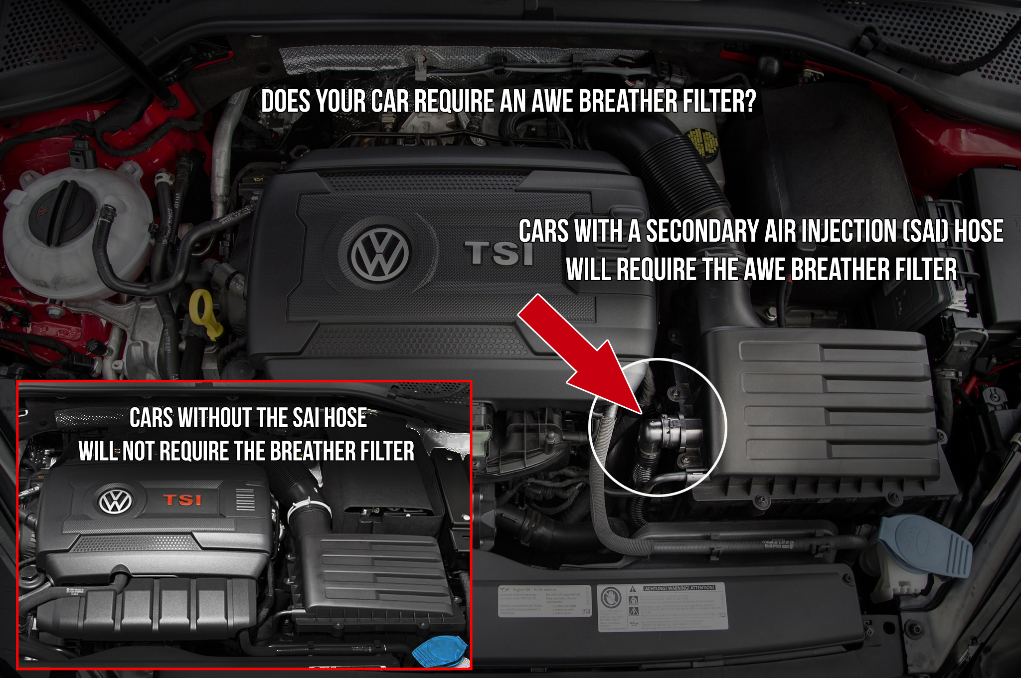 Audi, Volkswagen Secondary Air Injection Pump Filter