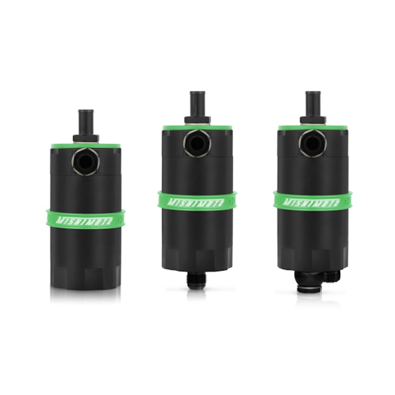 Mishimoto Universal Baffled Oil Catch Can, Green | 40-Micron Filter - Image 10