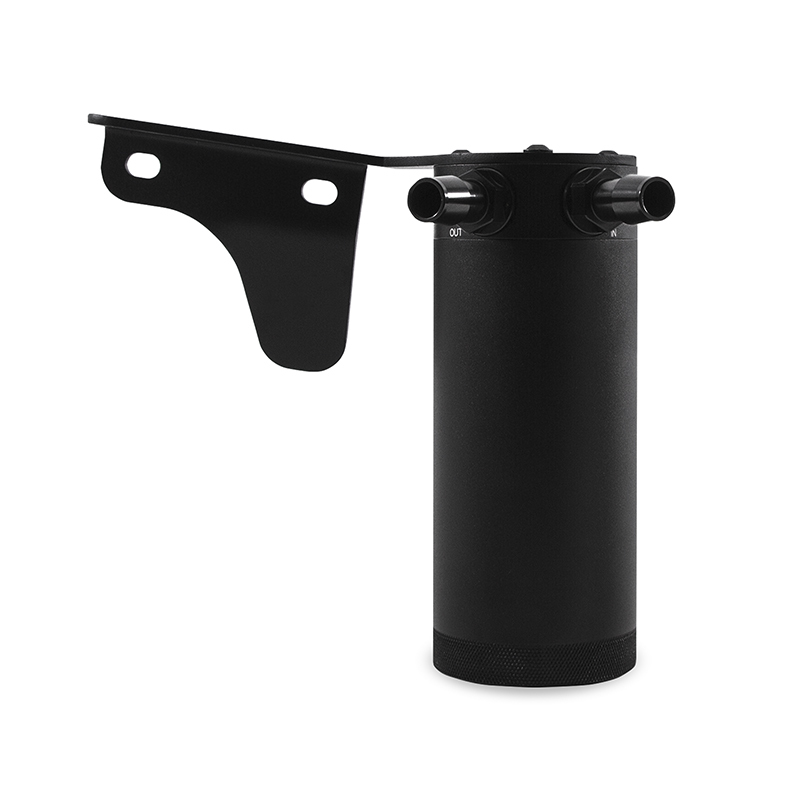 PCV-side oil catch can with pre-formed hoses and mounting bracket for Mazdaspeed 3