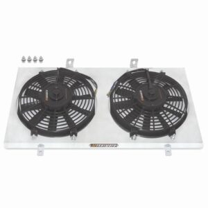 Mishimoto MMFS-R32-RHD polished aluminum fan shroud kit for Nissan Skyline R32