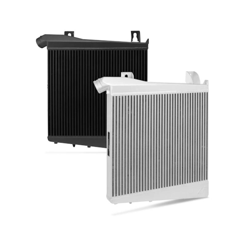 Mishimoto intercooler kit shown in Silver finish option for 2008-2010 Ford Super Duty