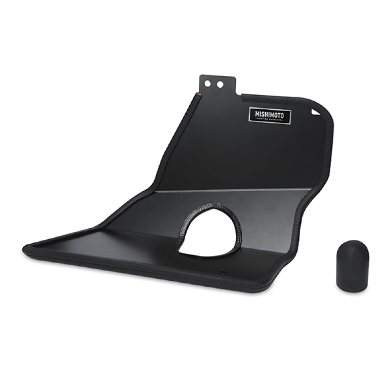 CNC-machined MAF housing and Mishimoto air straightener for accurate sensor readings on STI intake