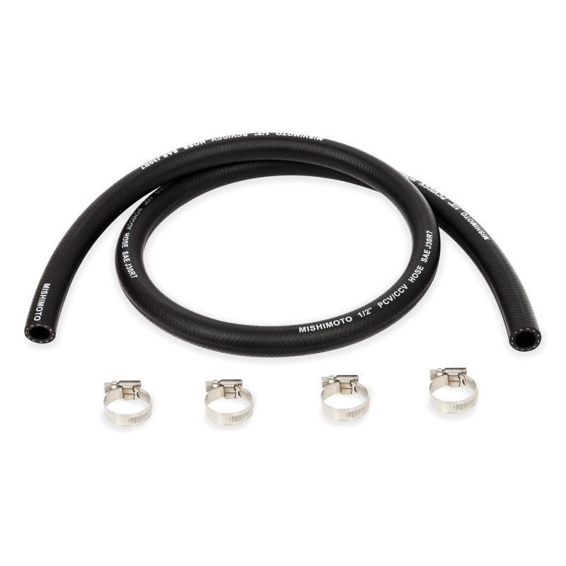 Mishimoto Universal Catch Can Hose MMHOSE-CC12-4, 4-foot black nitrile hose
