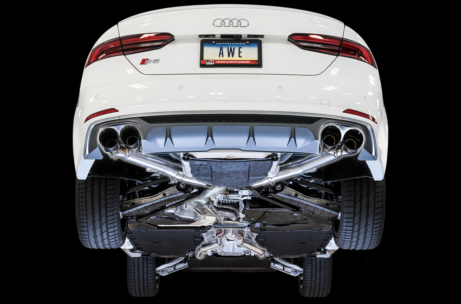 18-25 Audi S5 Sportback (3.0) Exhaust System Kit - Image 7