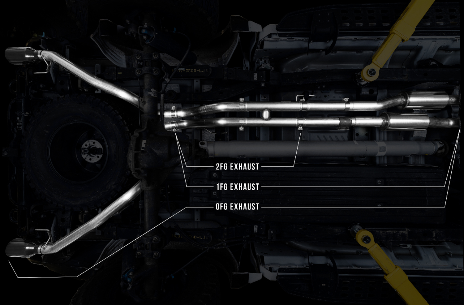 17-20 Ford F-150 Raptor Exhaust Pipe - Image 2