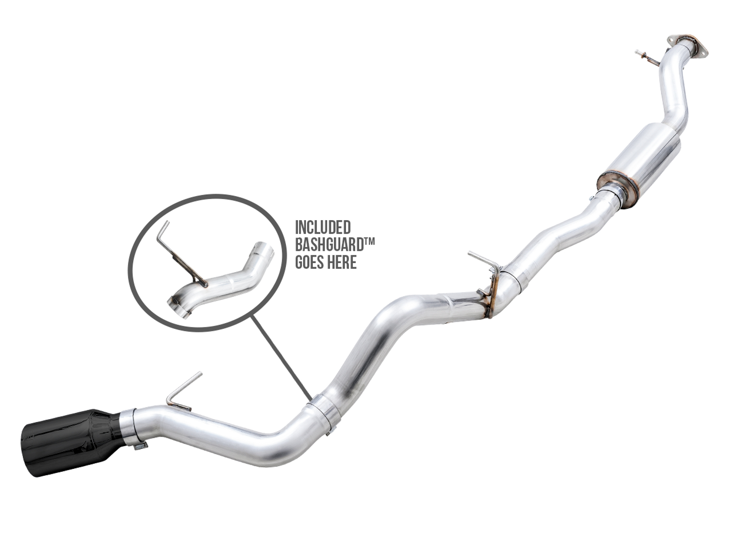 21-26 Ford Bronco (Sport Utility - 2.3, 2.7 - 4WD) Exhaust System Kit