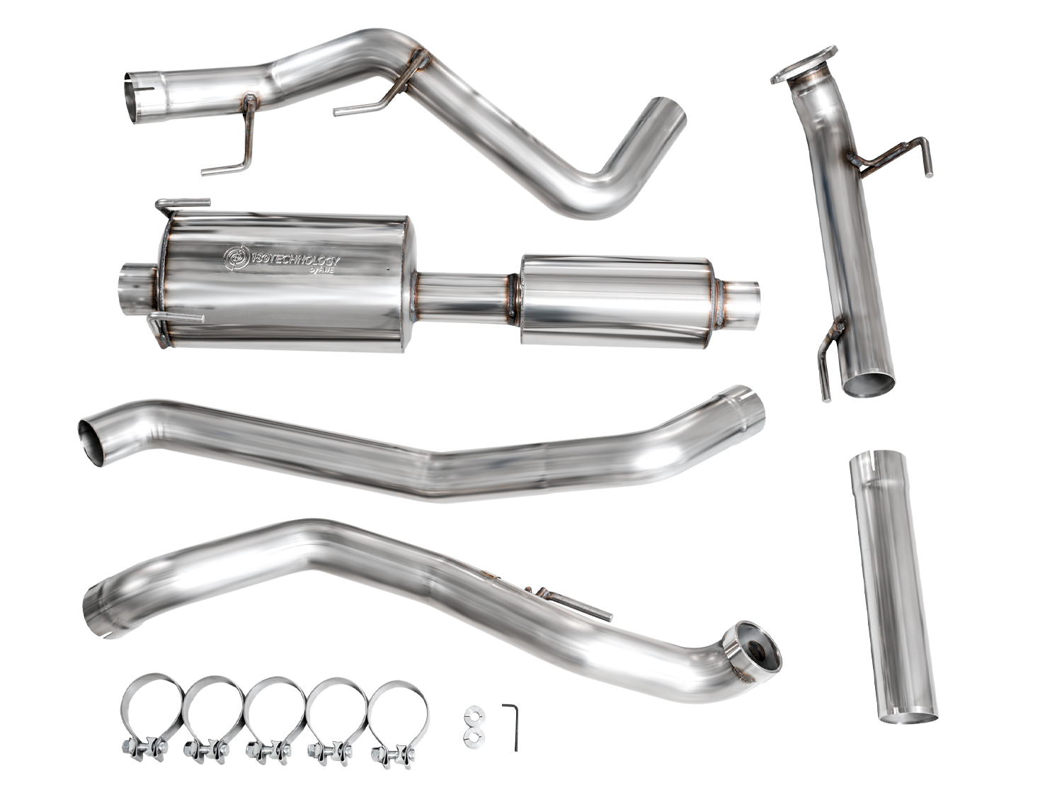 24-26 Toyota Tacoma (2.4 - Coil) Exhaust System Kit - Image 5