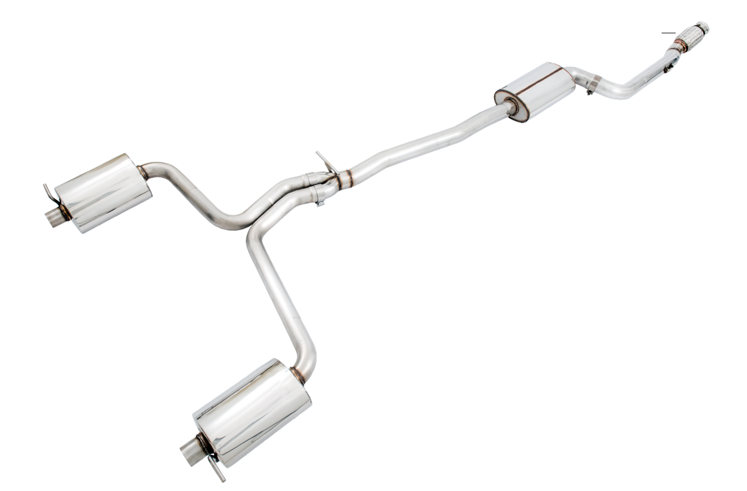 Mercedes-Benz (Coupe/Sedan - 2.0 - AWD/RWD) Exhaust System Kit