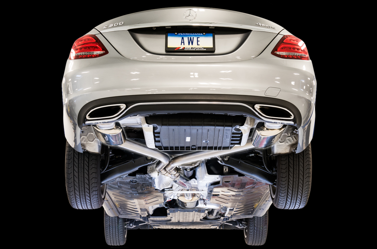 Mercedes-Benz (Coupe/Sedan - 2.0 - AWD/RWD) Exhaust System Kit - Image 2