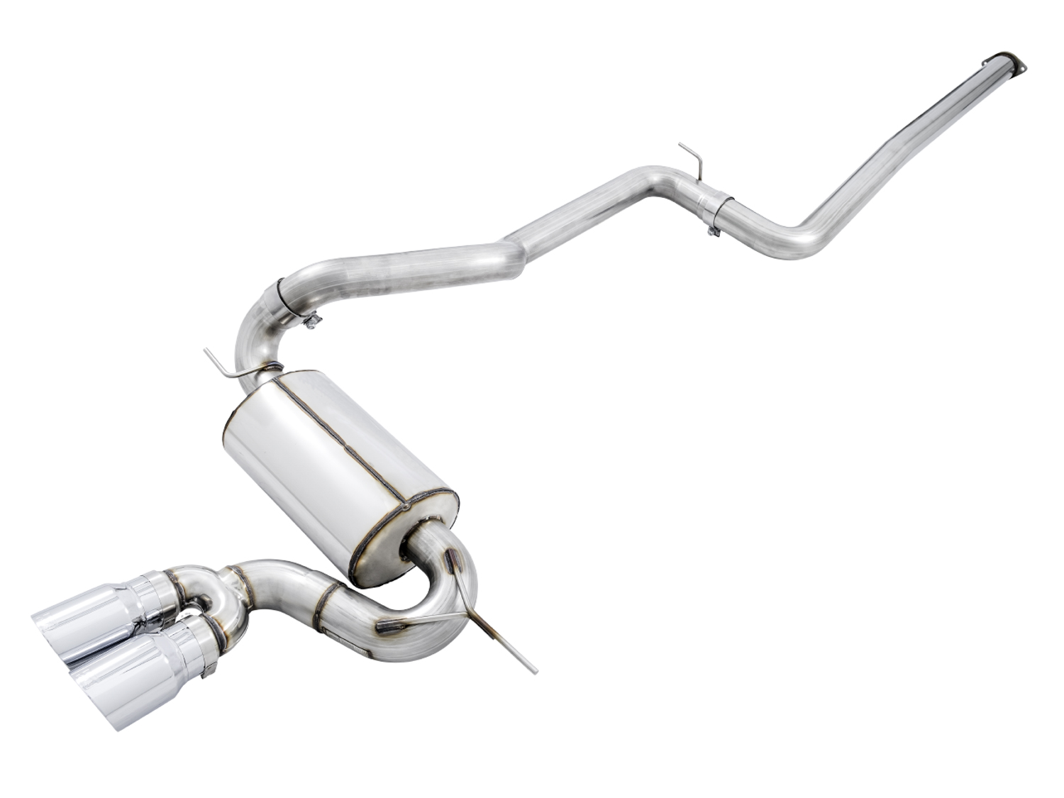 13-18 Ford Focus ST (Hatchback - 2.0 - FWD) Exhaust System Kit - Image 2