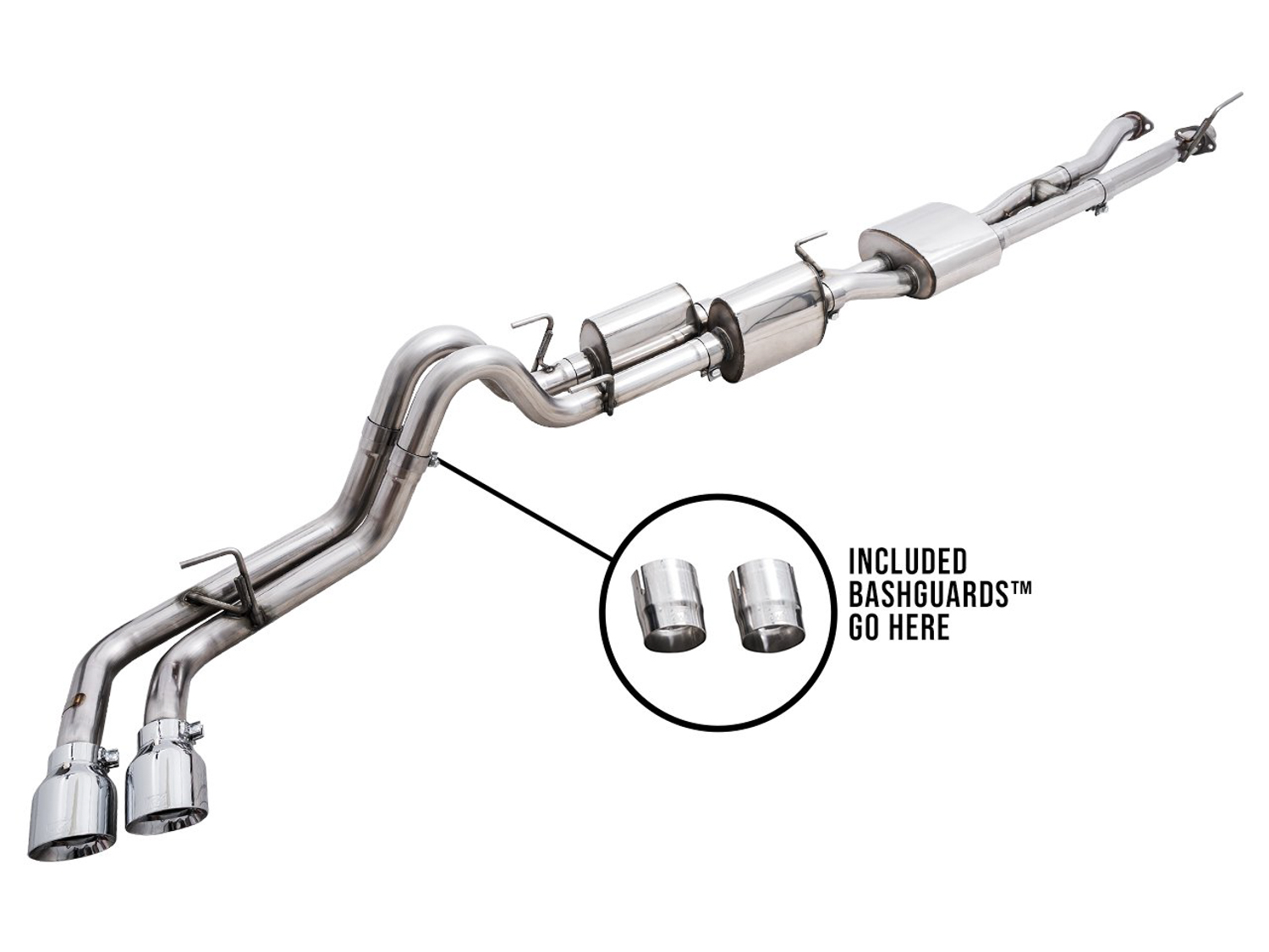 16-23 Toyota Tacoma Exhaust System Kit