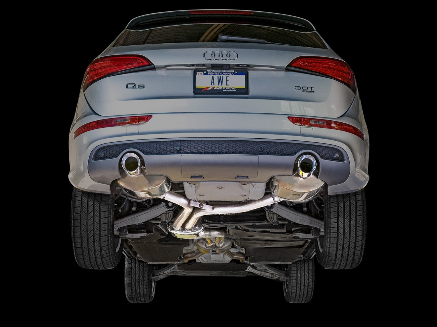 13-17 Audi Q5 (3.0) Exhaust System Kit - Image 2