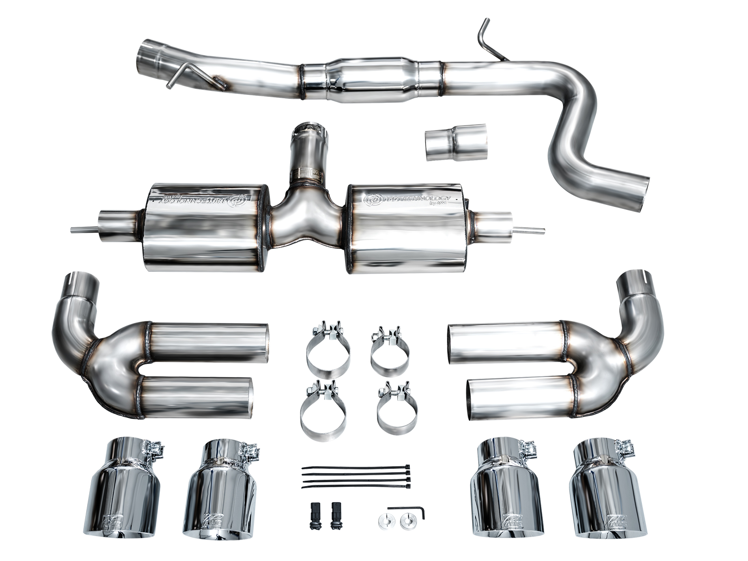 22-26 Audi S3 (Sedan - 2.0 - AWD) Exhaust System Kit - Image 2