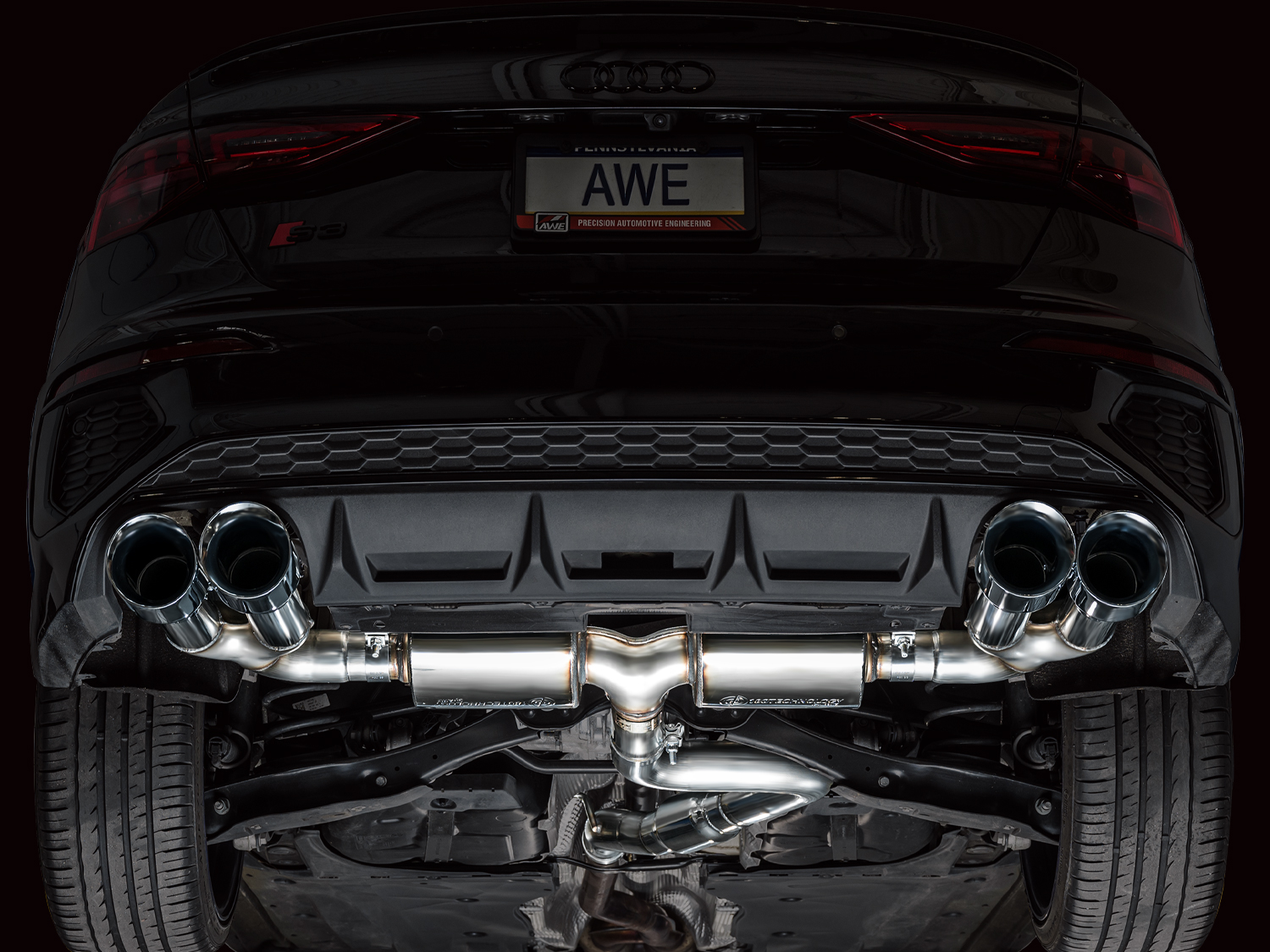 22-26 Audi S3 (Sedan - 2.0 - AWD) Exhaust System Kit - Image 8