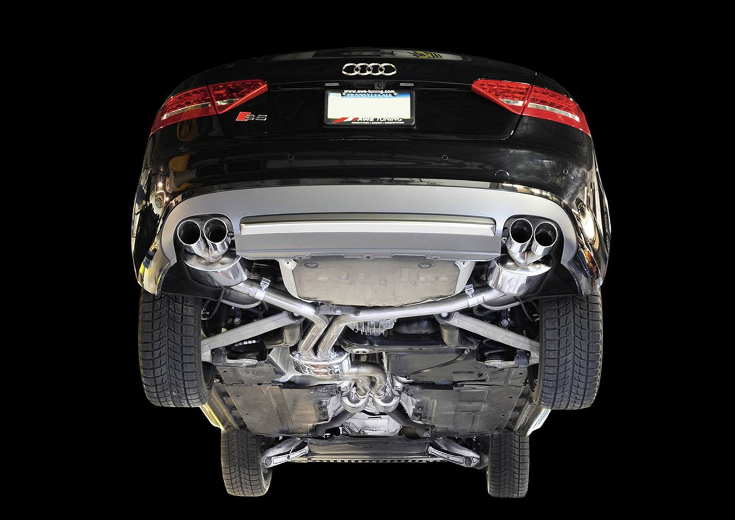 08-12 Audi S5 (Coupe - 4.2 - AWD) Exhaust System Kit - Image 2