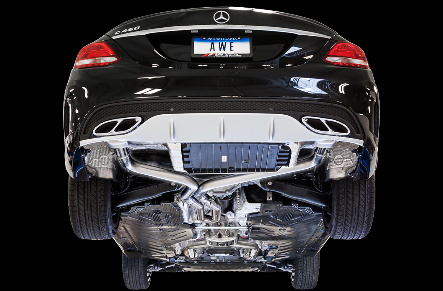 Mercedes-Benz (Coupe/Sedan - 3.0 - AWD) Exhaust System Kit - Image 2