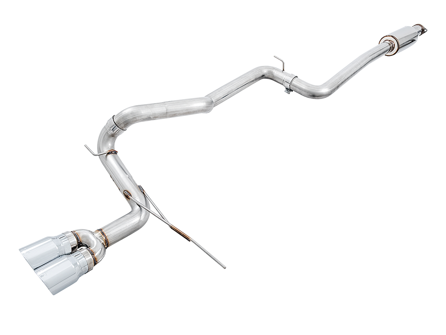 13-18 Ford Focus ST (Hatchback - 2.0 - FWD) Exhaust System Kit - Image 2