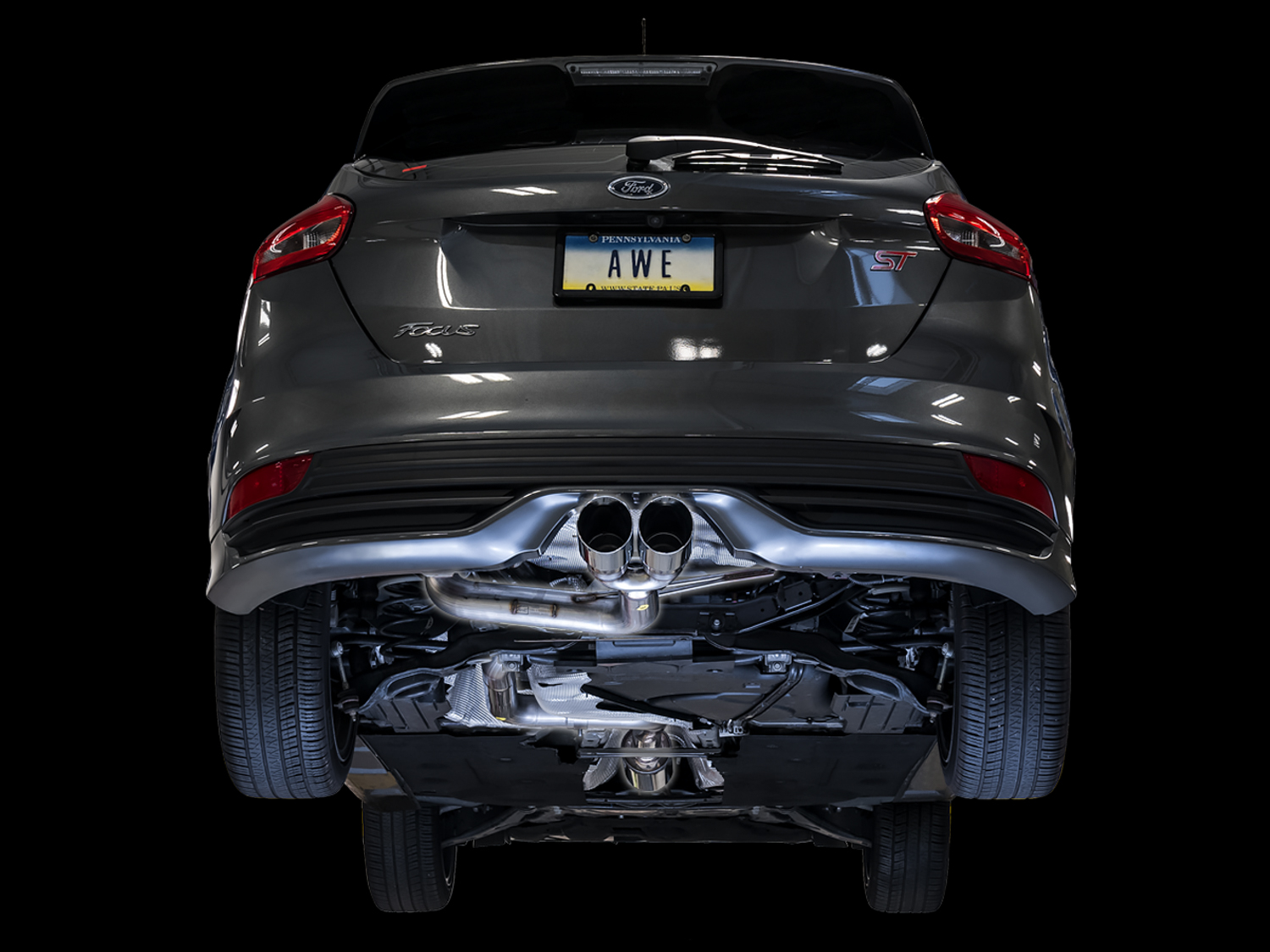13-18 Ford Focus ST (Hatchback - 2.0 - FWD) Exhaust System Kit - Image 3
