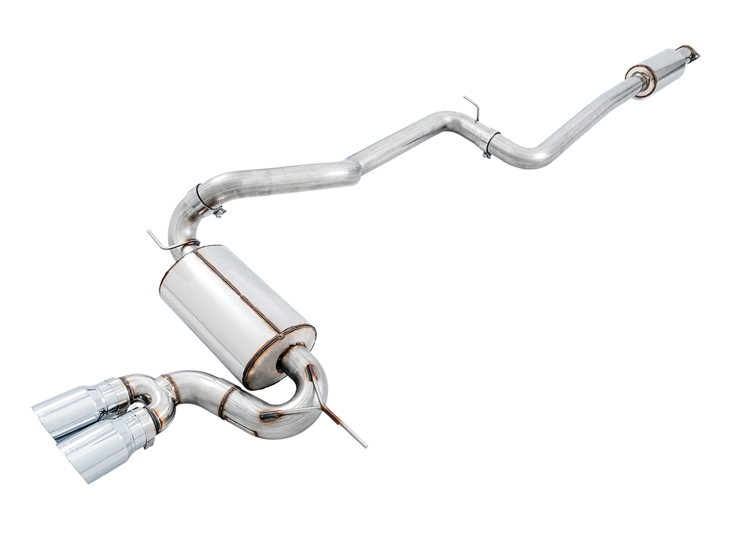 13-18 Ford Focus ST (Hatchback - 2.0 - FWD) Exhaust System Kit - Image 3