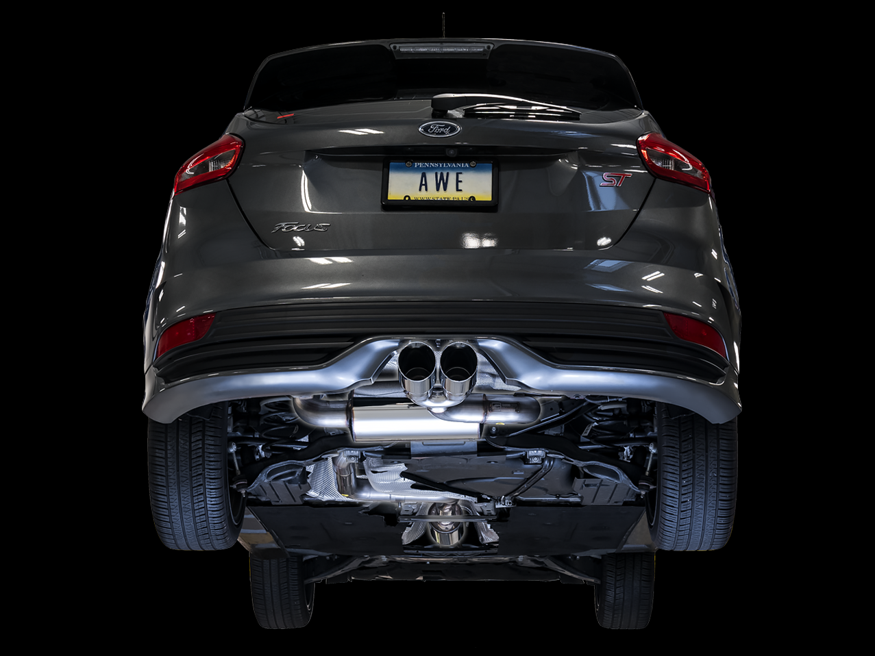 13-18 Ford Focus ST (Hatchback - 2.0 - FWD) Exhaust System Kit - Image 5