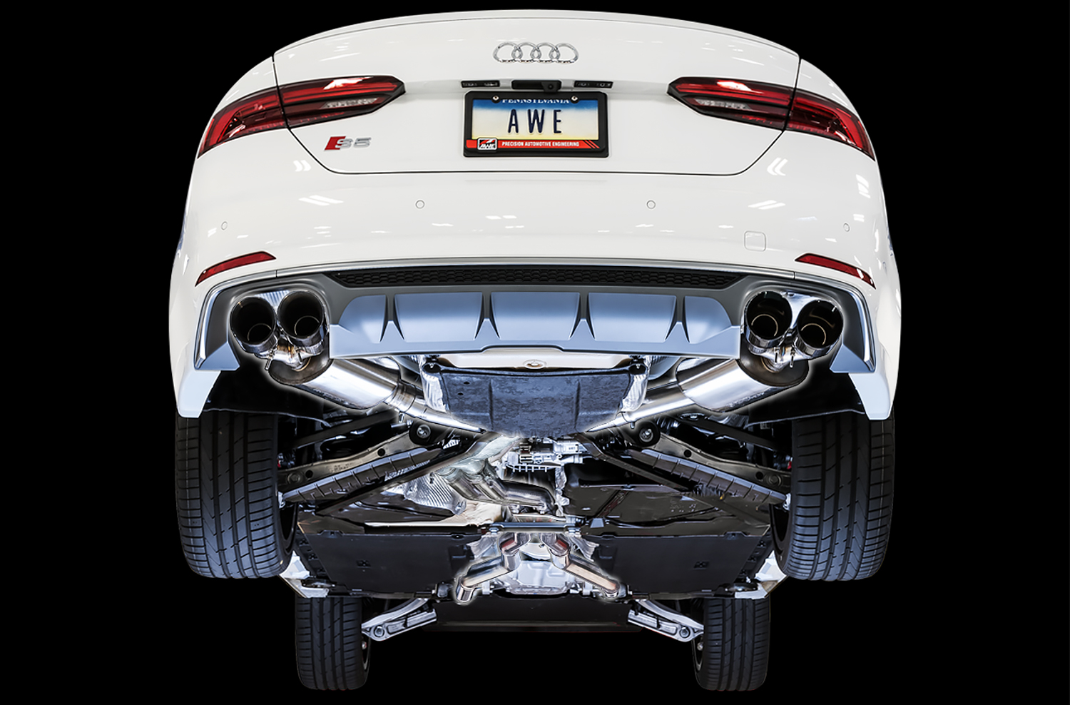 18-25 Audi S5 Sportback (3.0) Exhaust System Kit - Image 6