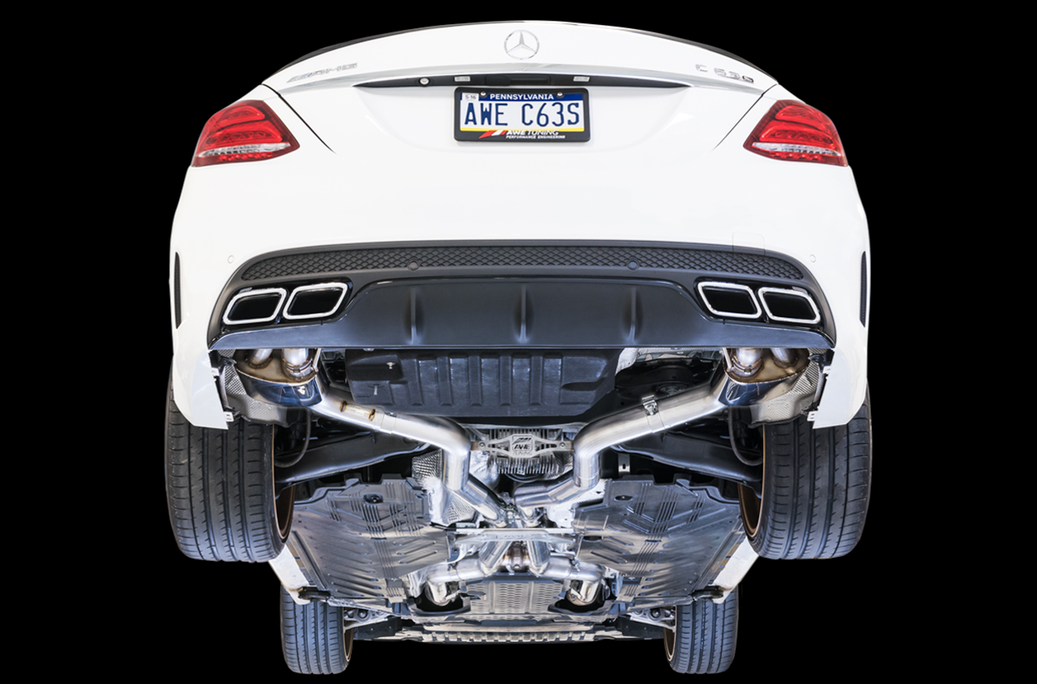 Mercedes-Benz (Coupe - 4.0 - RWD) Exhaust System Kit - Image 3