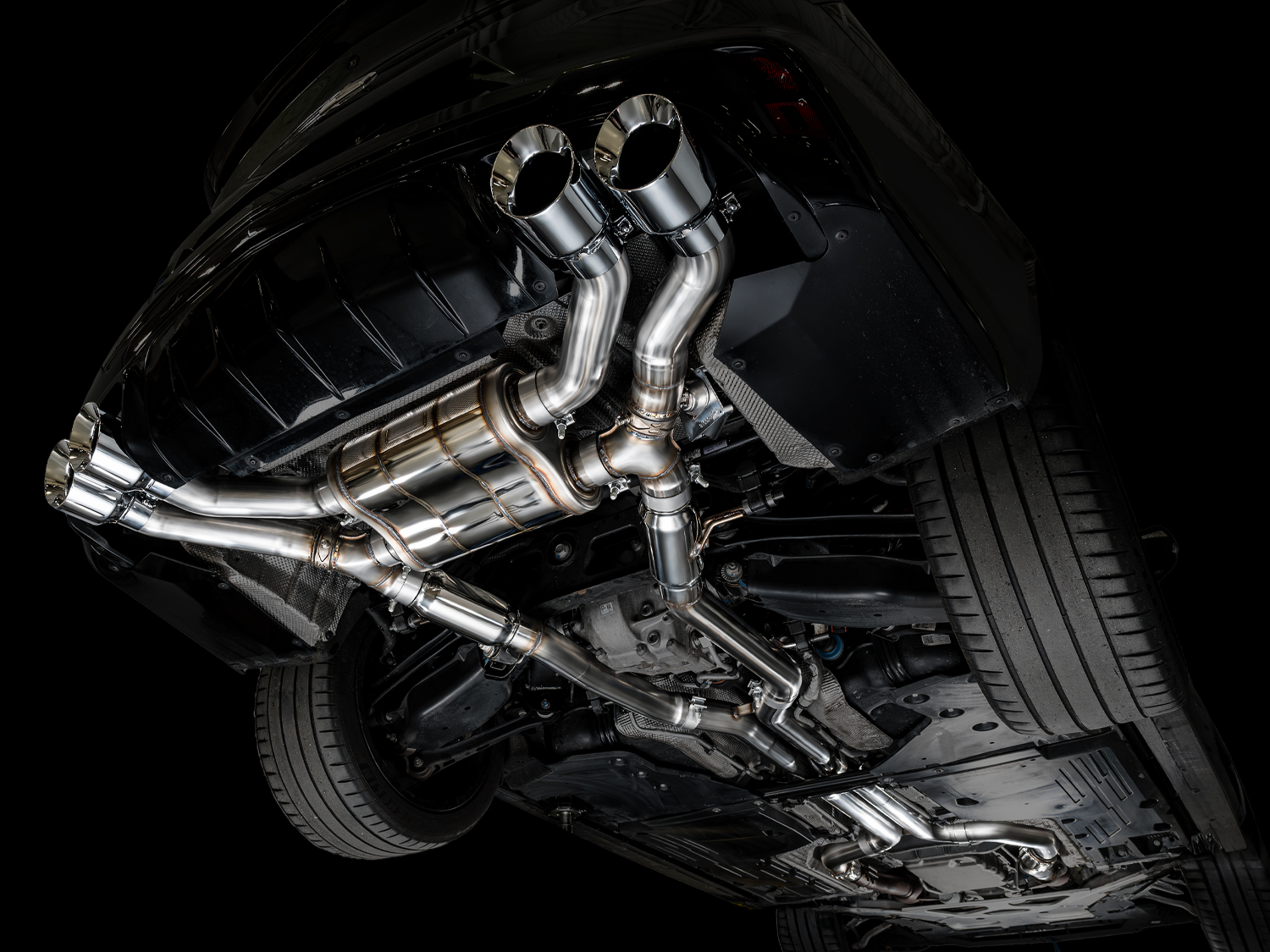 22-26 Cadillac CT4 V Blackwing (Sedan - 3.6 - RWD) Exhaust System Kit - Image 8