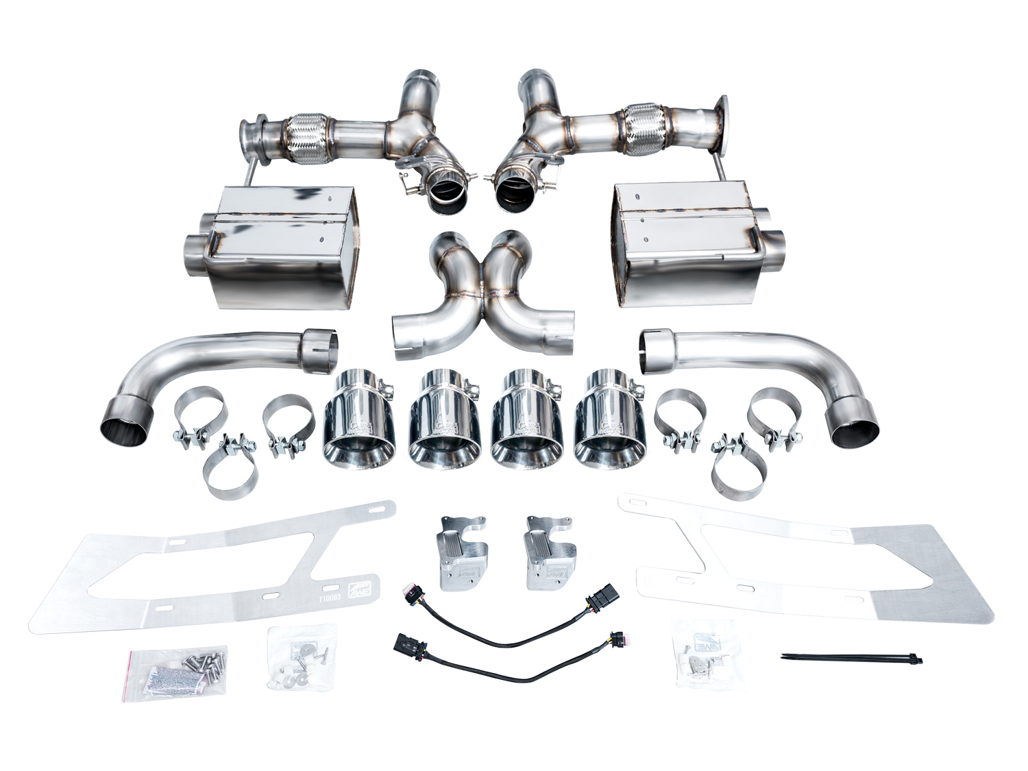 23-26 Chevrolet Corvette Z06 (Convertible/Coupe - 5.5 - RWD) Exhaust System Kit - Image 3