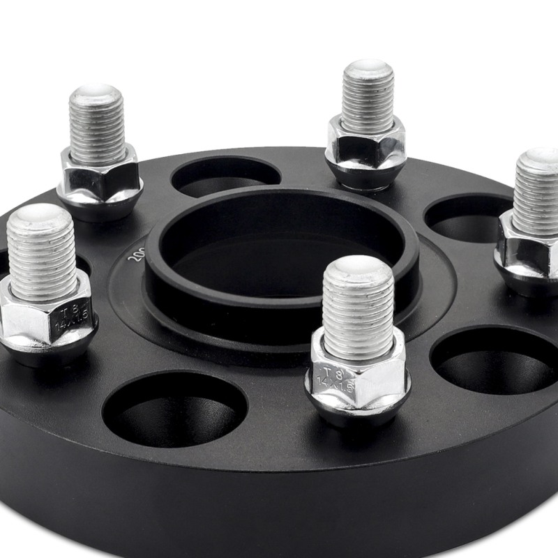 Mishimoto 50mm thick black wheel spacer for 5x120 bolt pattern wheels