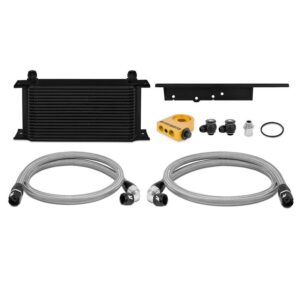 Mishimoto MMOC-350Z-03TBK black oil cooler kit for Nissan 350Z and Infiniti G35 Coupe