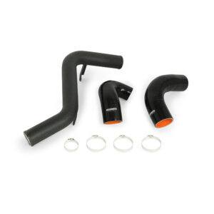 Mishimoto MMICP-FOST-13HWBK wrinkle black hot-side intercooler pipe for 2013-2018 Ford Focus ST