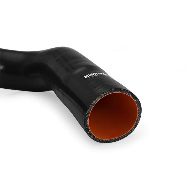 Wire-reinforced five-ply silicone intercooler pipe with stainless T-bolt clamps for Focus RS