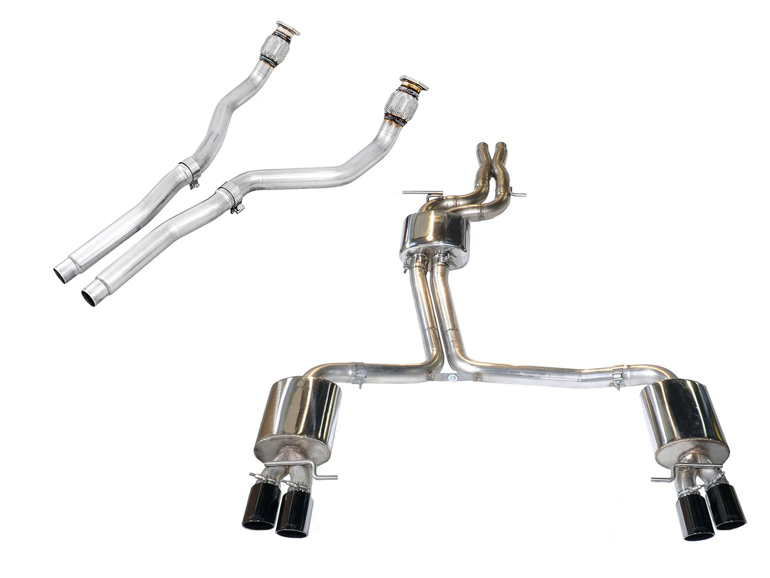 10-13 Audi S5 Cabriolet (Convertible - 3.0 - AWD) Exhaust System Kit