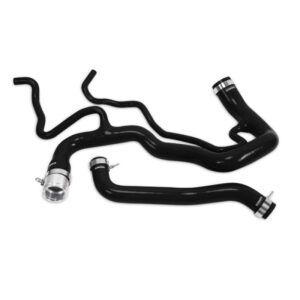 Mishimoto 6.6L Duramax black silicone coolant hose kit MMHOSE-DMAX-11BK