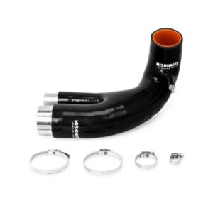 Mishimoto black silicone turbo inlet hose for Mazda MazdaSpeed3 and MazdaSpeed6