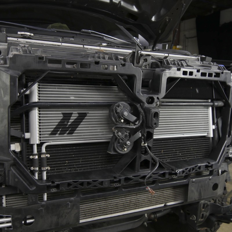 Mishimoto MMTC-F2D-20SL Transmission Cooler silver finish
