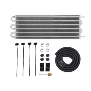 Mishimoto Universal Transmission Fluid Cooler MMTC-TF-2075 measuring 20 x 7.5 x 0.75 inches