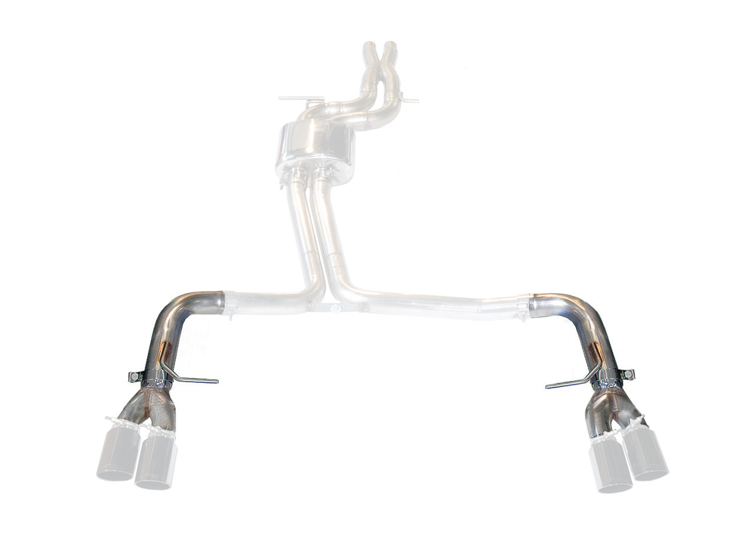 Audi (Sedan - 3.0 - AWD) Exhaust System Kit