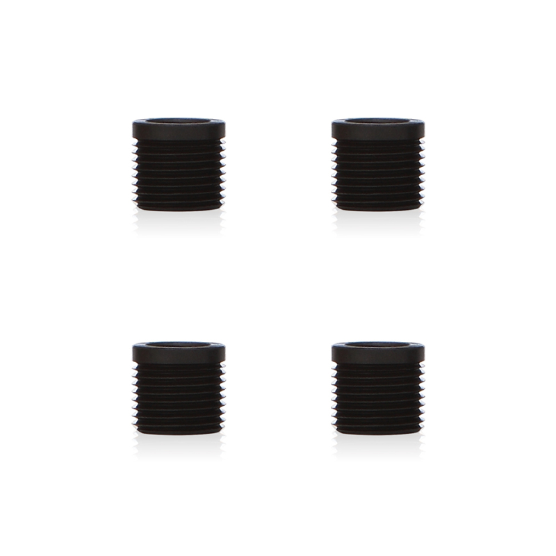 Mishimoto MMSK-ADAP-4 Shift Knob Adapter - Black, Threaded Design
