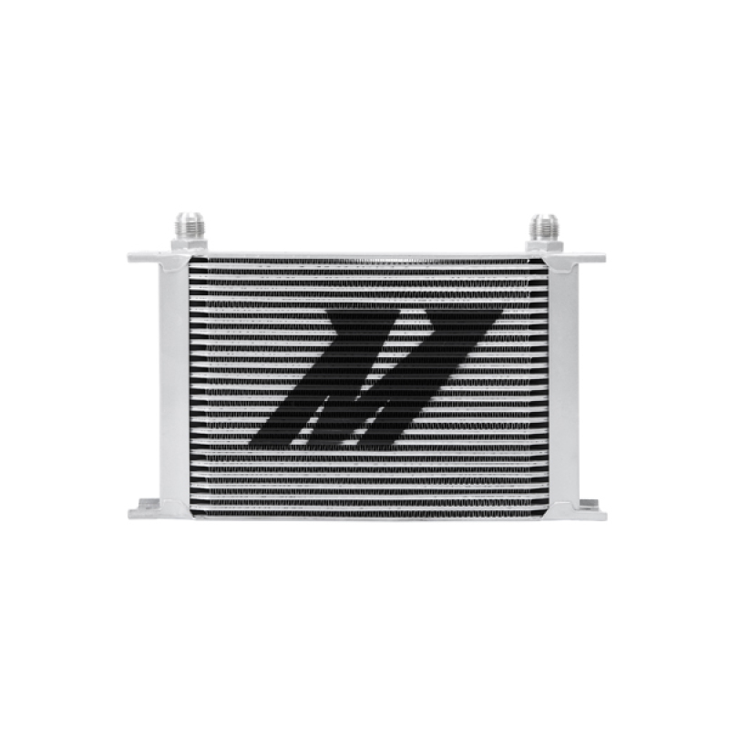Mishimoto MMOC-25DP oil cooler with -10AN male AN Flare inlet and outlet fittings