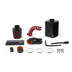 Mishimoto wrinkle red cold air intake system for 2016-2021 Mazda Miata ND with aluminum pipe