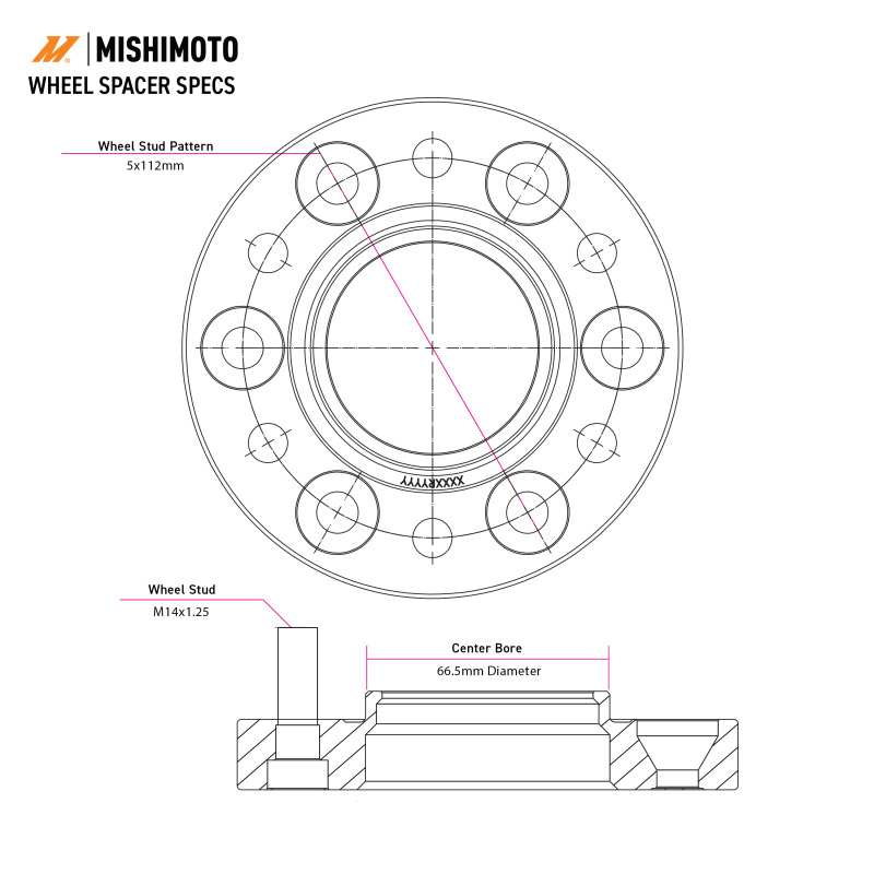 Mishimoto Wheel Spacers 15mm Black 5x112 BMW M3/M4 2021+ - Image 7