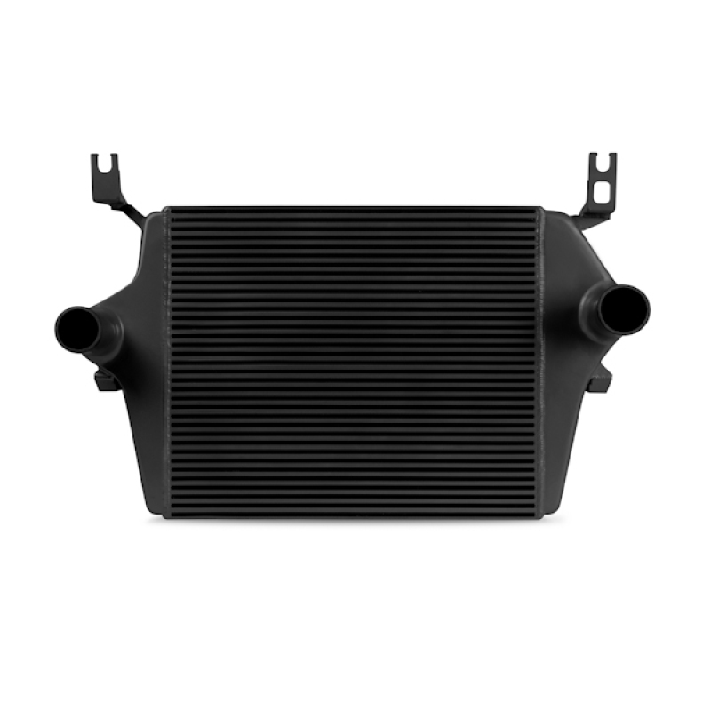 Mishimoto 6.0L Powerstroke intercooler installed on Ford F-250 Super Duty