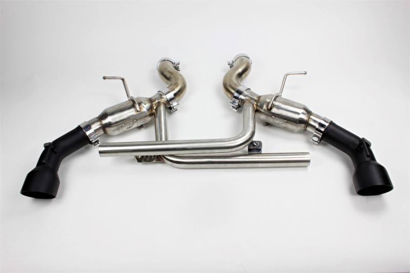 Mishimoto Pro Axleback Performance Exhaust with black double-wall tips for 2016-2020 Camaro SS