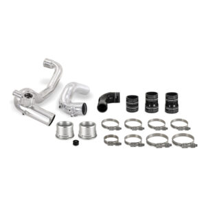 Mishimoto polished aluminum intercooler pipe kit for Ford Bronco 2.3L EcoBoost forced induction system