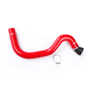 Mishimoto red silicone upper radiator hose kit for 2015-2023 Ford Mustang GT