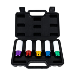Mishimoto MMTL-LUG-5 Non-Marring Wheel Nut Socket Set - 5 pieces