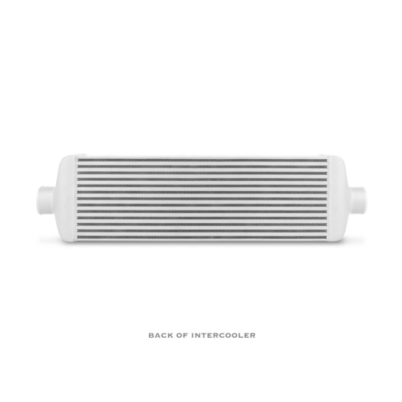 Mishimoto 6061 aluminum TIG-welded J-Line intercooler rated for up to 500 horsepower