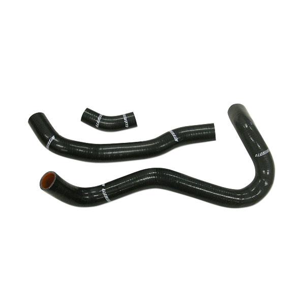 Close-up of Mishimoto silicone hose material with heat-resistant embedded fibers